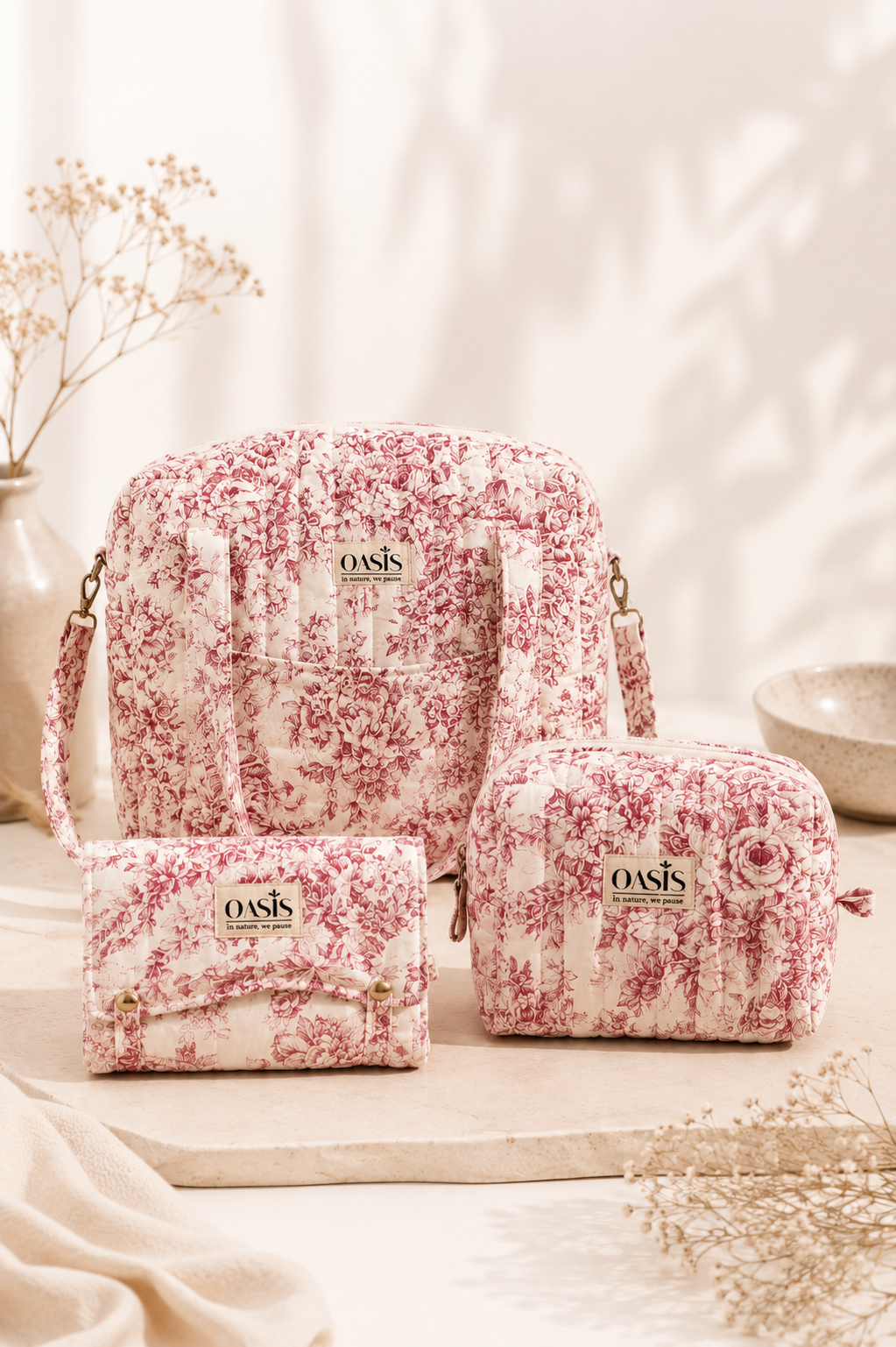 Sac Weekender - Toile de Jouy