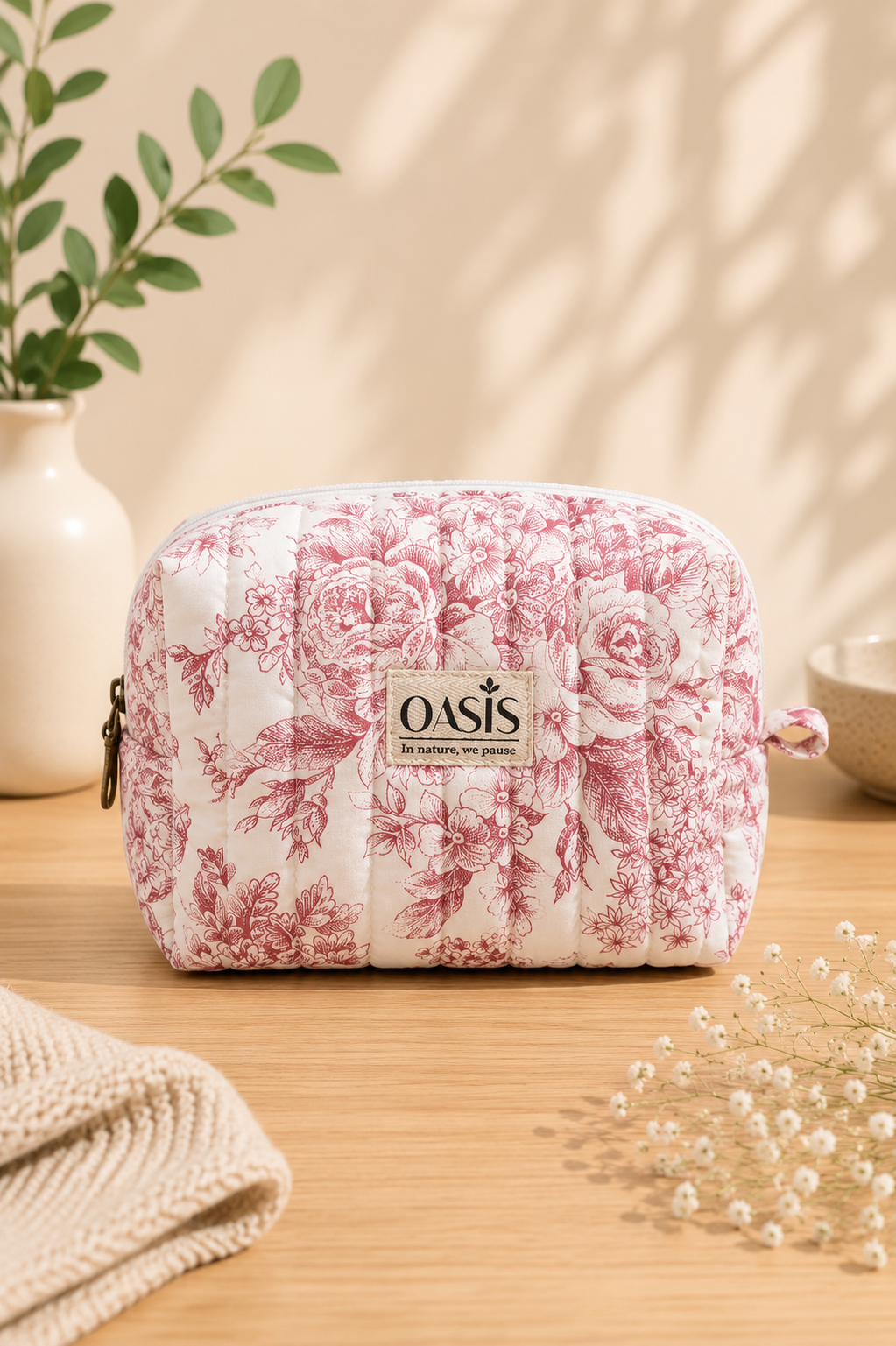 Trousse - Toile de Jouy - taille moyenne