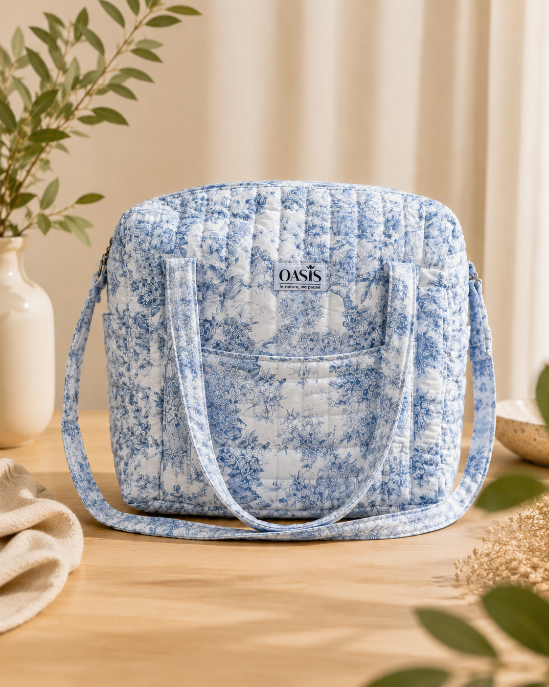 Sac Weekender - Toile de Jouy