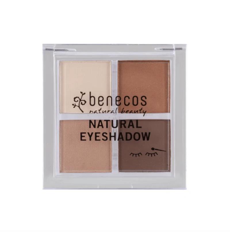 Benecos Natural Quattro Eyeshadow - coffee & cream