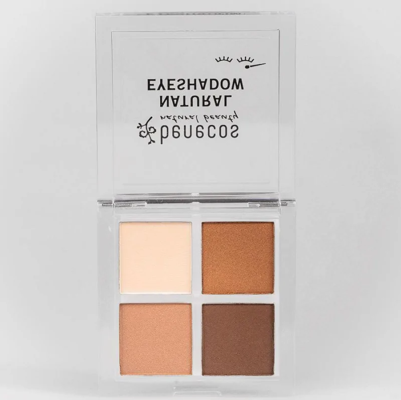 Benecos Natural Quattro Eyeshadow - coffee & cream