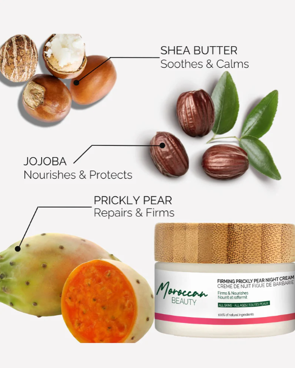 Crème de nuit à la figue de Barbarie - 100% naturel