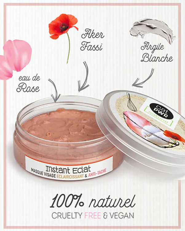 UrbanK Masque Visage Anti-Tache Eclaircissant au Aker Fassi - 60g