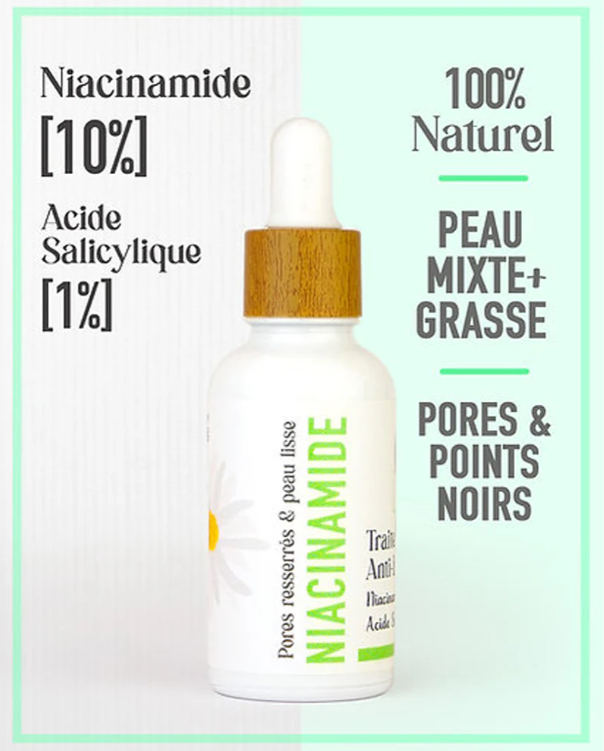 UrbanK Sérum Niacinamide 10% + Acide Salicylique 1% Anti-imperfection - 30ml