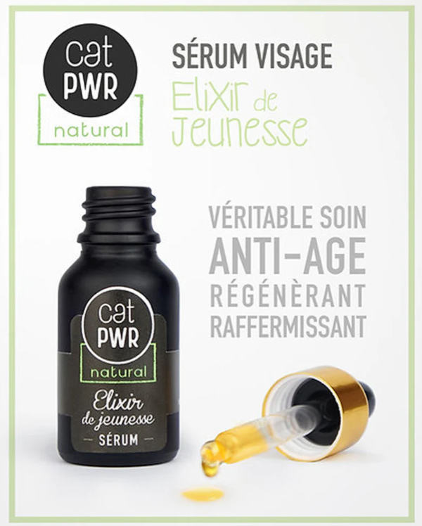 UrbanK Sérum Visage de Nuit Anti-Age & Anti-Rides ELIXIR de JEUNESSE - 14ml