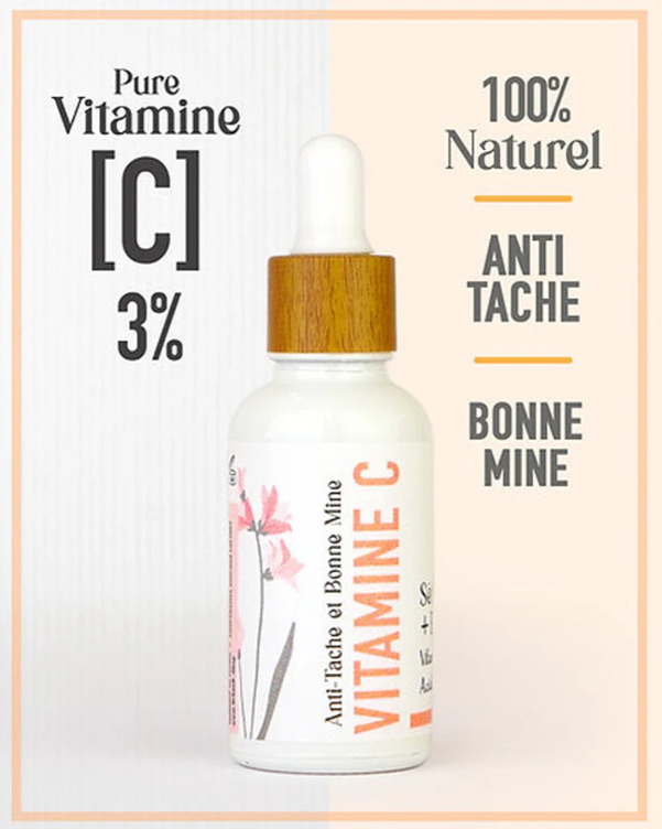 UrbanK Sérum de Jour à la Vitamine C Pure 3% + HA BOOSTER D'ECLAT - 30ml