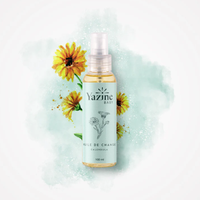 HUILE DE CHANGE BEBE - APPAISANTE - A L'HUILE DE CALENDULA