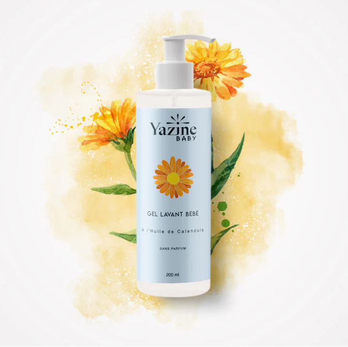 GEL LAVANT - CORPS & CHEVEUX - A L'HUILE DE CALENDULA - 200ML