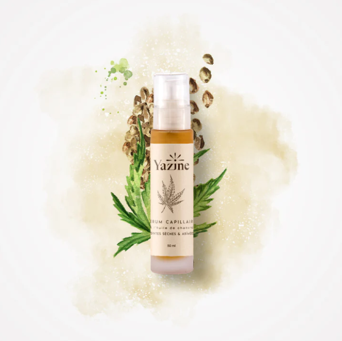 SERUM CAPILLAIRE NOURRISSANT À L'HUILE DE CHANVRE