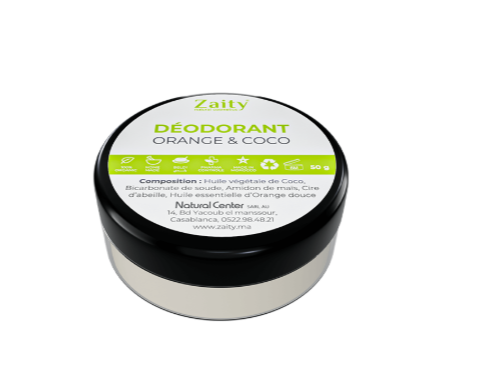 Déodorant Naturel Orange & Coco 50g