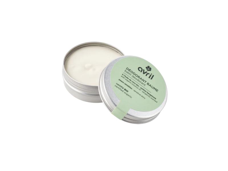 DÉODORANT BAUME PEAUX SENSIBLES PARFUM BERGAMOTE 75 G - CERTIFIÉ BIO