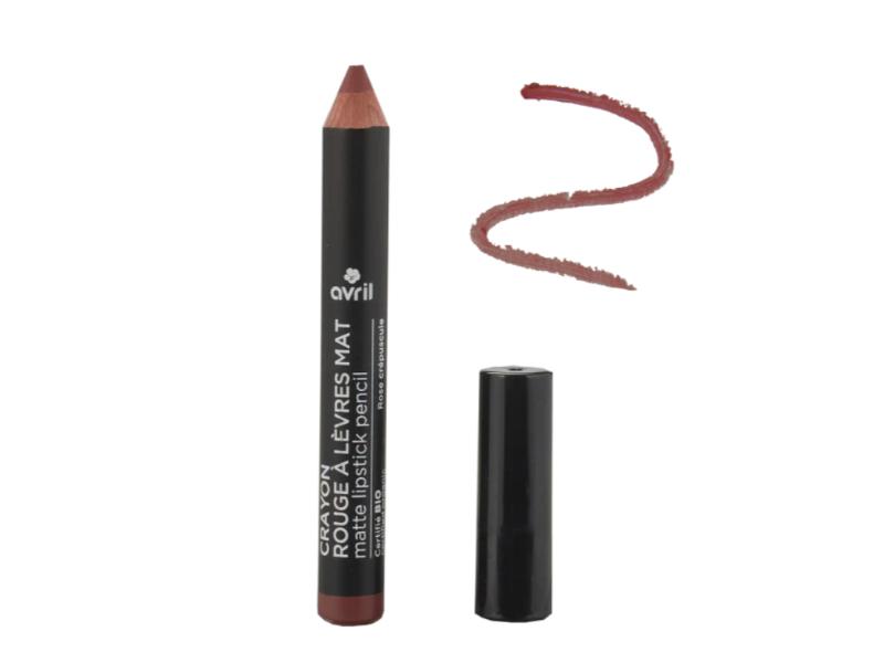 CRAYON ROUGE À LÈVRES MAT ROSE CRÉPUSCULE CERTIFIÉ BIO