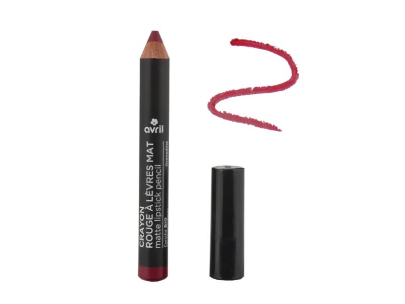 CRAYON ROUGE À LÈVRES MAT GRENADINE CERTIFIÉ BIO