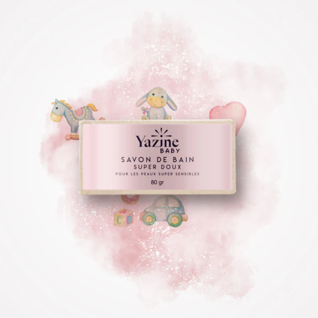 SAVON DOUX BEBE - SAPONIFIÉ A FROID - A L'ALOE VERA ET BEURRE DE KARITÉ