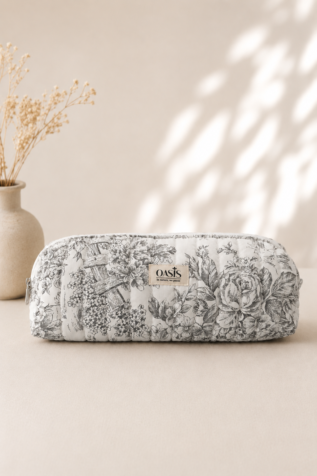 Trousse accessoire - Toile de Jouy