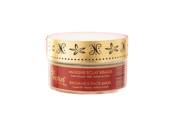 MASQUE ECLAT VISAGE 100ml - Huile d'argan - Miel - Extraits de Safran