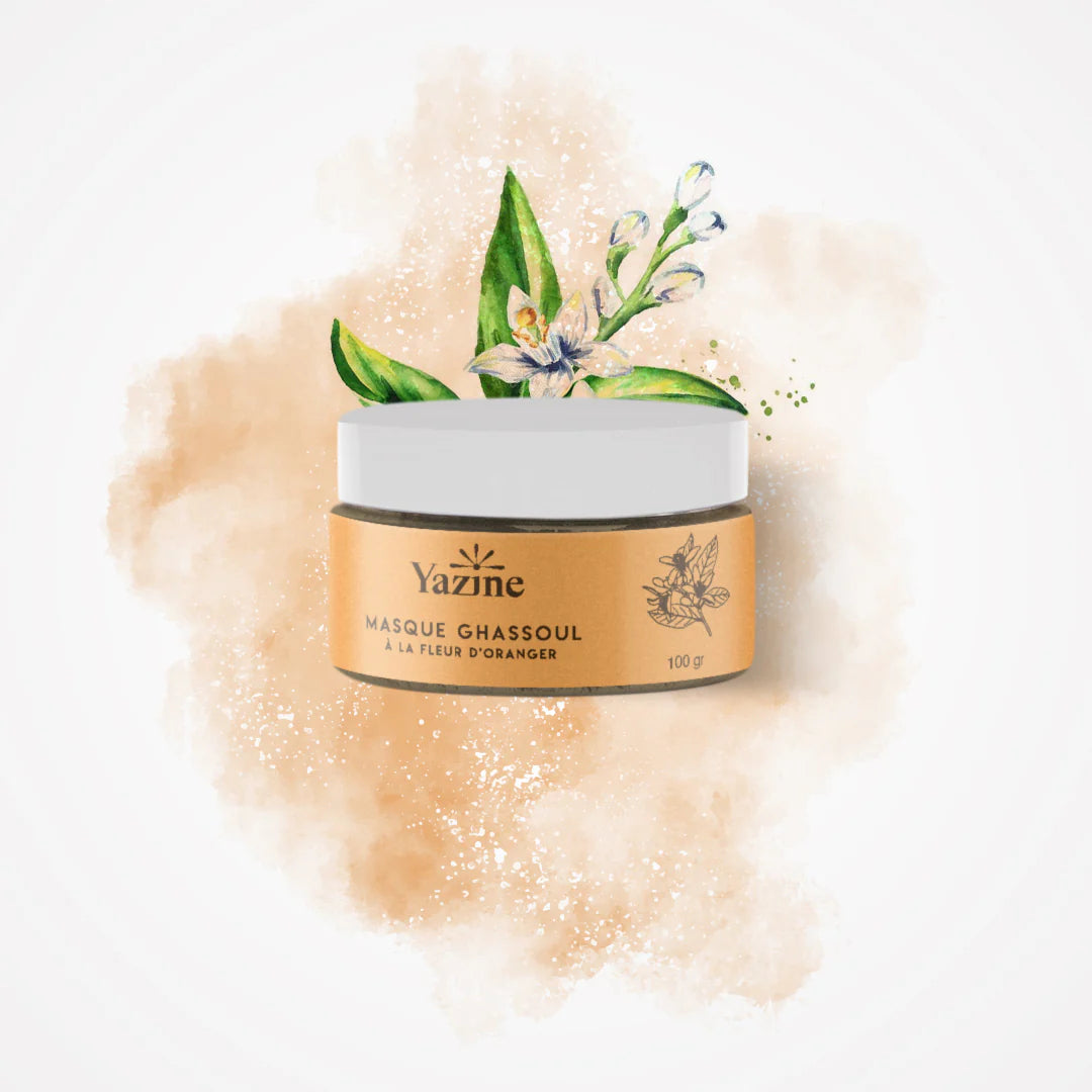 MASQUE GHASSOUL - PURIFIE ET LISSE - VISAGE & CHEVEUX