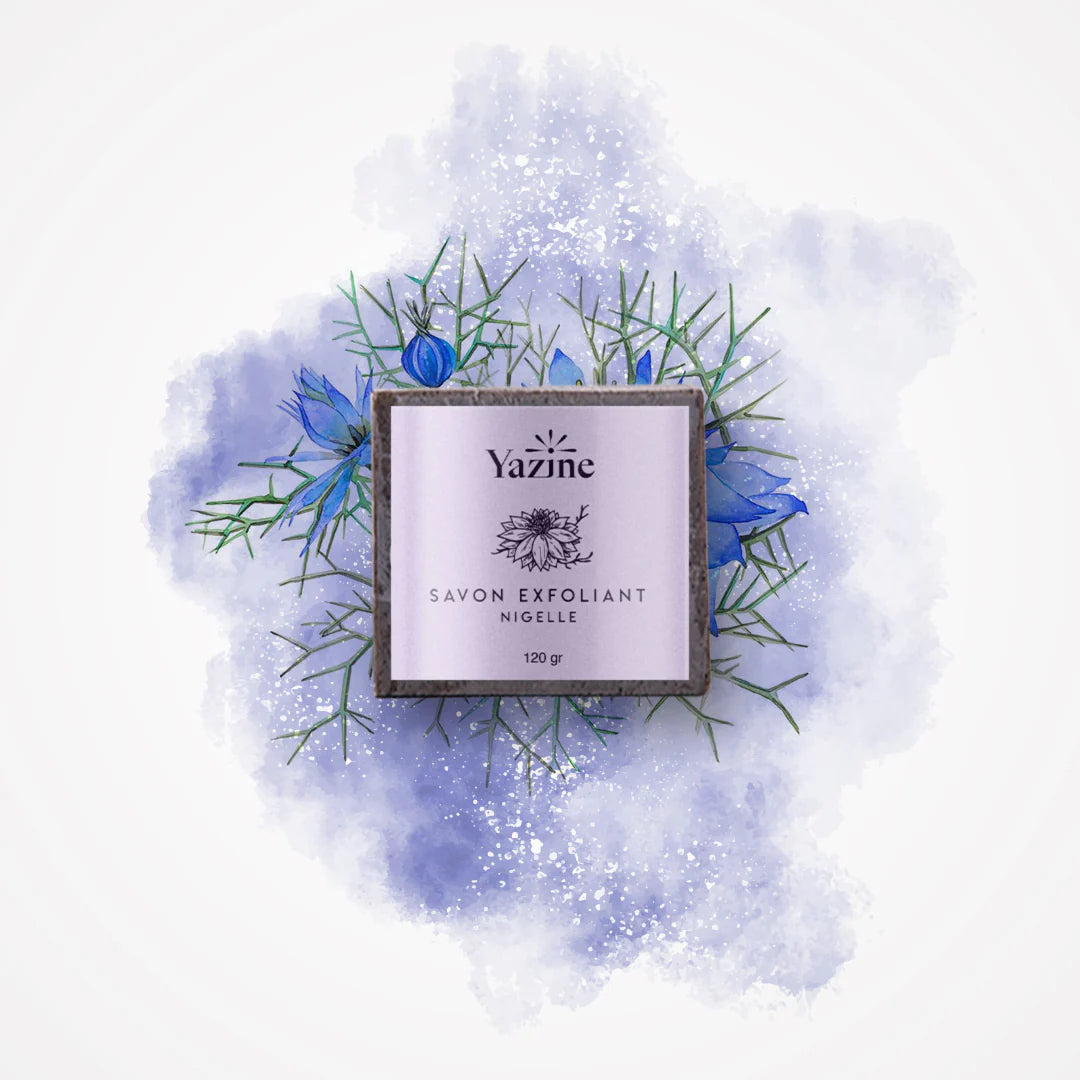 SAVON EXFOLIANT À L'HUILE DE NIGELLE - PEAUX ACNÉIQUES