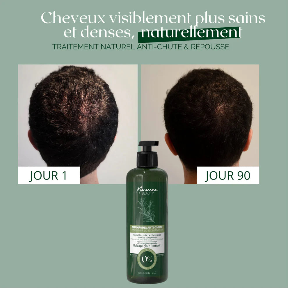 SHAMPOING NATUREL ANTI-CHUTE & REPOUSSE 300ml