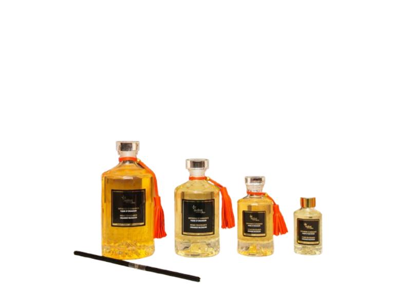 DIFFUSEUR D'AMBIANCE AVEC TIGES 500ML - FLEUR D'ORANGER