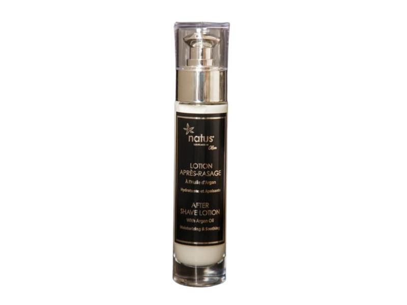 LOTION APRÈS-RASAGE À L'HUILE D'ARGAN HYDRATANTE ET APAISANTE 50ML