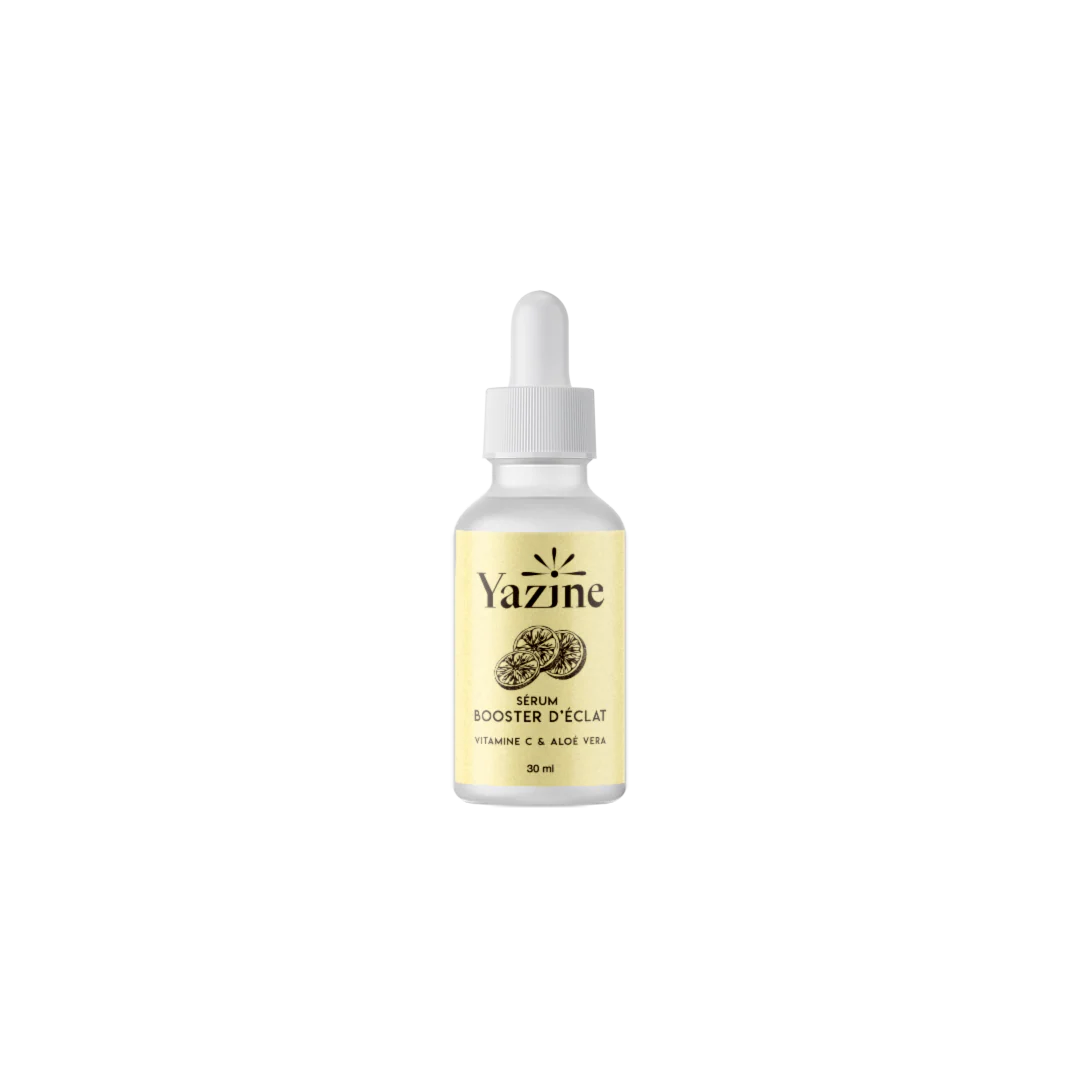 SERUM BOOSTER D'ÉCLAT - NOURRISSANT & ANTI-AGE - A LA VITAMINE C & ALOÉ VERA