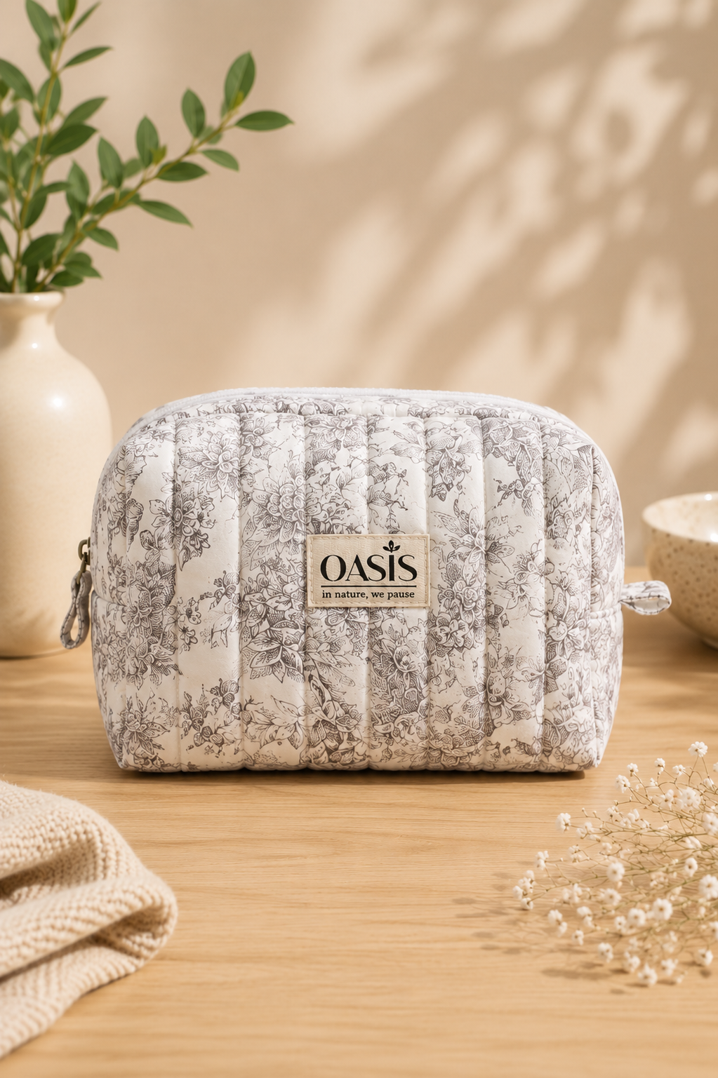 Trousse - Toile de Jouy - taille moyenne