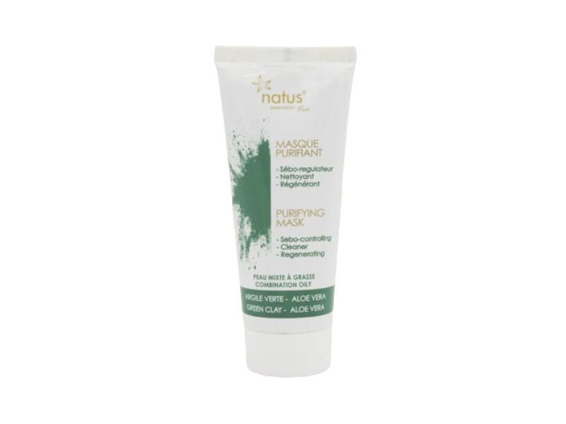 MASQUE PURIFIANT ARGILE VERTE ET HUILE D'ARGAN - 100 ML
