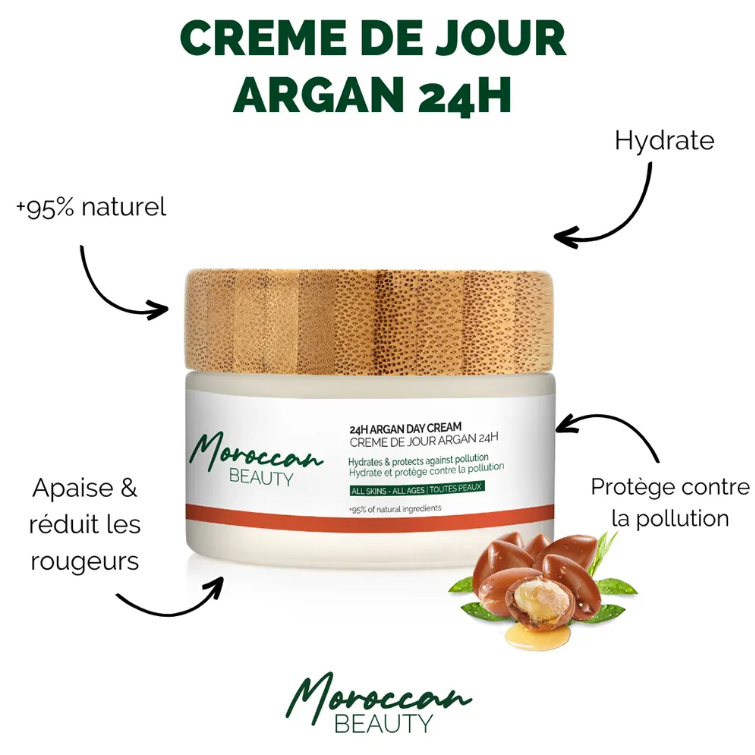 CRÈME DE JOUR ARGAN 24H