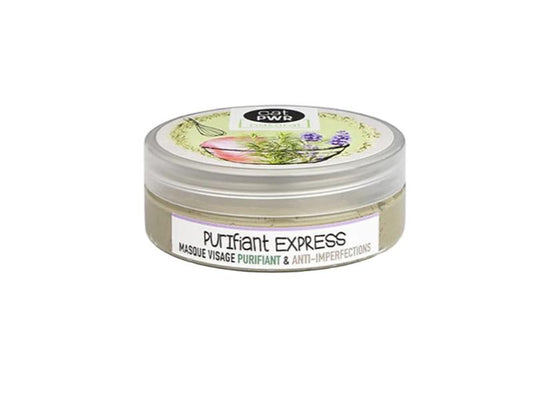 UrbanK Masque Visage Purifiant Peau Mixte à Grasse Boutons + Acné - 60g