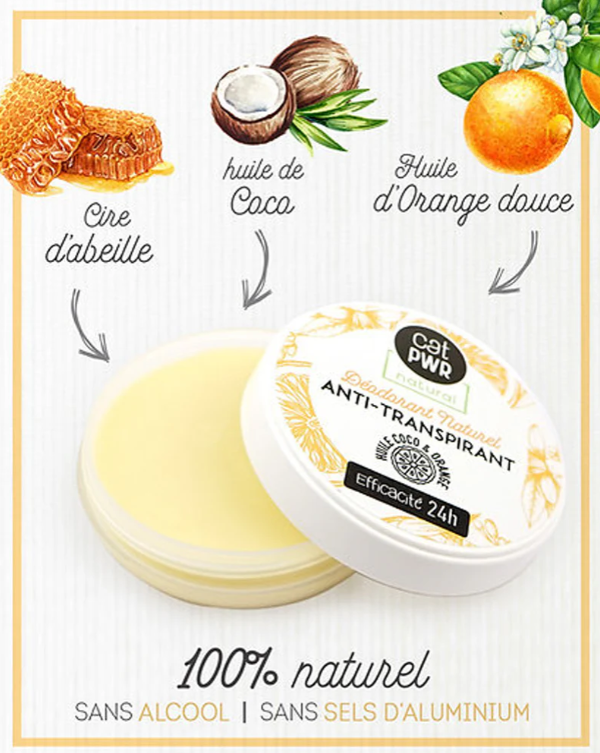 UrbanK Déodorant Naturel Anti-Transpirant - 50g