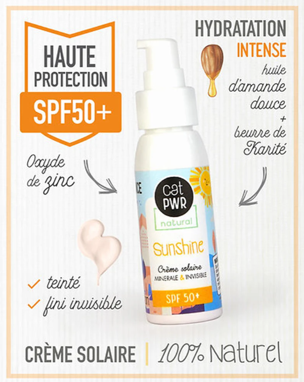 UrbanK Crème Solaire Naturel Minéral & Invisible SPF50+ - 45g