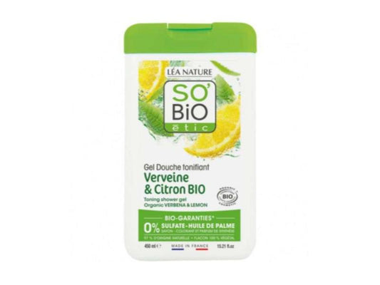 SO BIO GEL DOUCHE VERVEINE CITRON 450ML