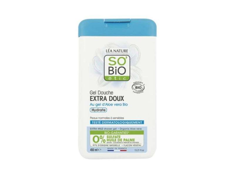 SO BIO ETIC GEL DOUCHE EXTRA DOUX A L'ALOE VERA BIO 450 ML