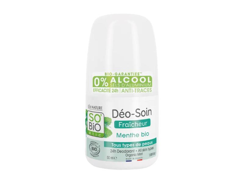 SO BIO DÉO-SOIN FRAÎCHEUR MENTHE - 50ML