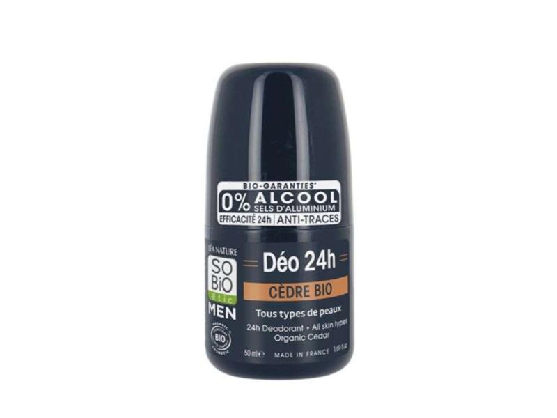 SO BIO HOMME DEODORANT 24H CEDRE BIO 50 ML