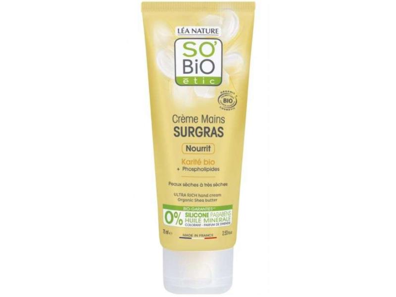 SO BIO CREME MAINS SURGRAS NOURRIT 75 ML