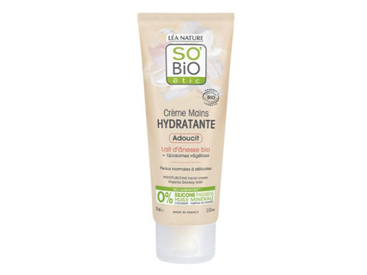SO BIO CREME MAINS AU LAIT D’ÂNESSE 75 ML