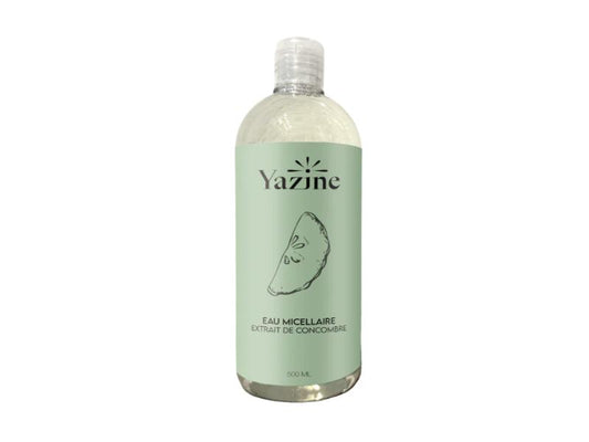 EAU MICELLAIRE - DEMAQUILLANTE & HYDRATANTE A L'EXTRAIT DE CONCOMBRE - 500ML