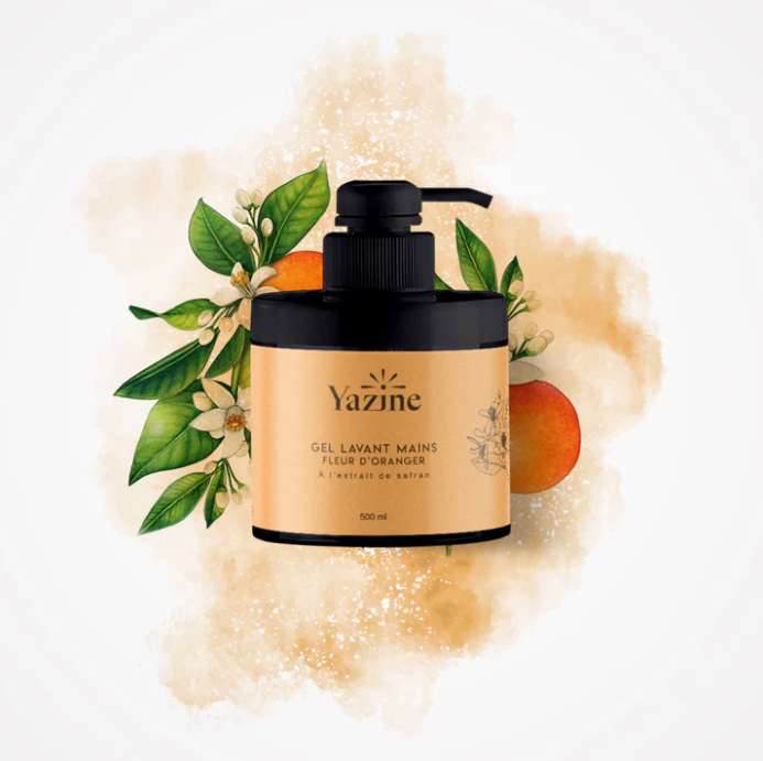 GEL MAINS - FLEUR D'ORANGER & EXTRAIT DE SAFRAN