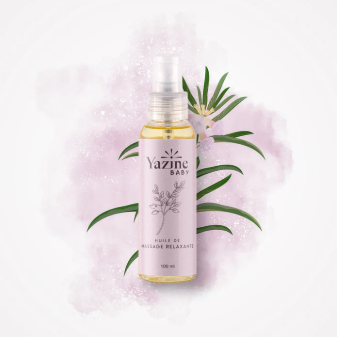 HUILE DE MASSAGE BEBE - RELAXANTE ET APPAISANTE - A L'HUILE DE CALENDULA