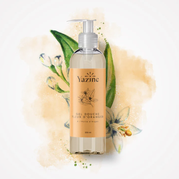 GEL DOUCHE FLEUR D'ORANGER - PEAU DOUCE ET SOYEUSE - 200ML