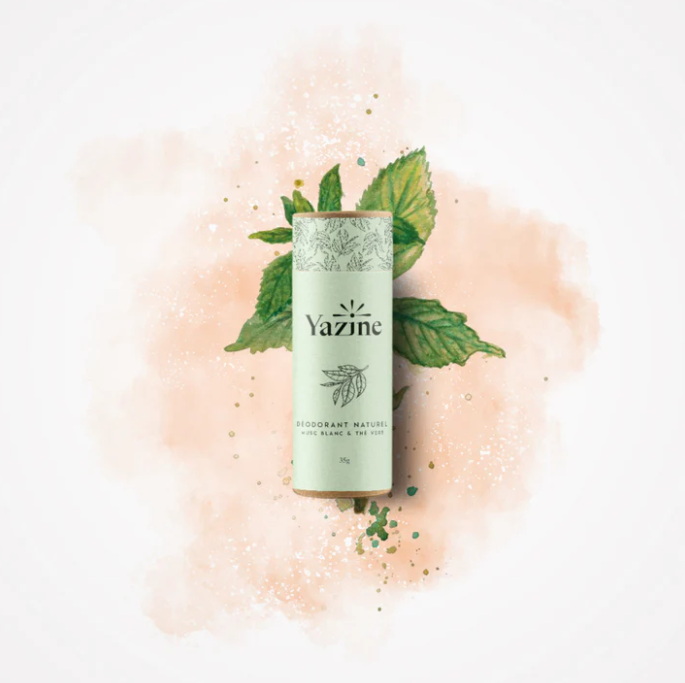 DEODORANT SOLIDE NATUREL - EFFICACITÉ 48H - AU THE VERT ET MUSC BLANC