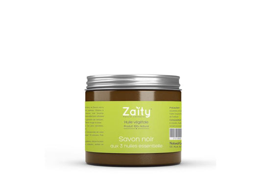 Savon noir aux 3 huiles essentielles 200 ml