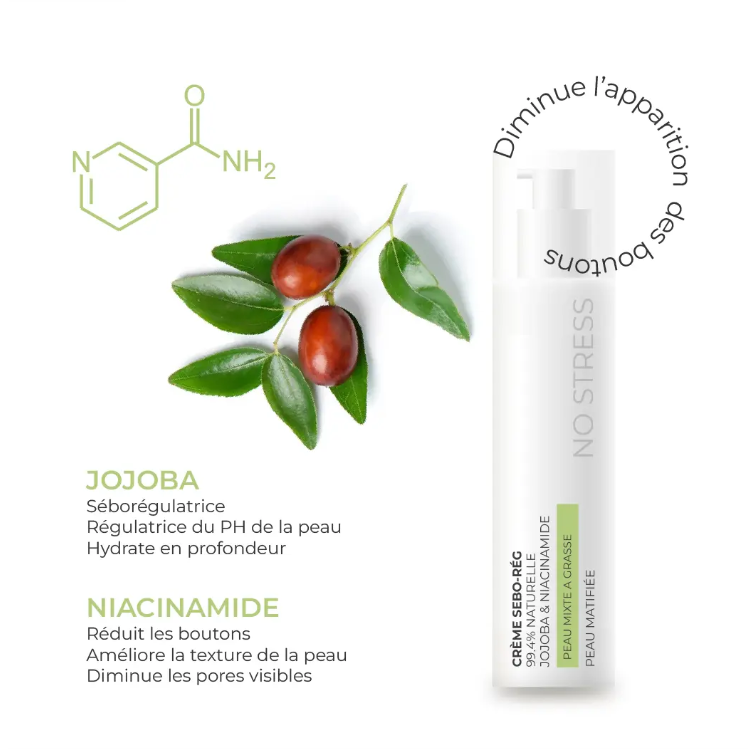 Crème peau grasse SEBO-RÉG 50ml