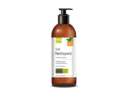 Gel Nettoyant à Base du Gel d’Aloe Vera et à la Fleur d’Oranger – 250ml