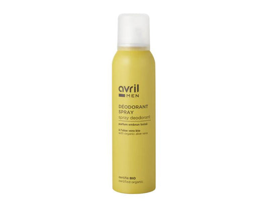DÉODORANT SPRAY HOMME 150 ML - CERTIFIÉ BIO