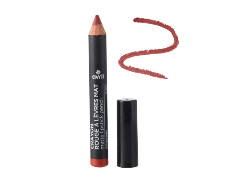 CRAYON ROUGE À LÈVRES MAT ACAJOU CERTIFIÉ BIO