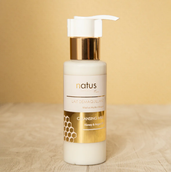 LAIT DÉMAQUILLANT À HUILE D'ARGAN & MIEL 100ML