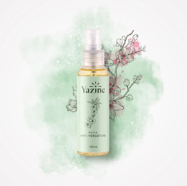 HUILE ANTI VERGETURE - GROSSESSE ET POST-PARTUM - À L'HUILE DE ROSE MUSQUÉE